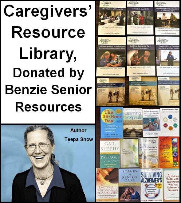 Caregivers Resources Books and DVDS infographic